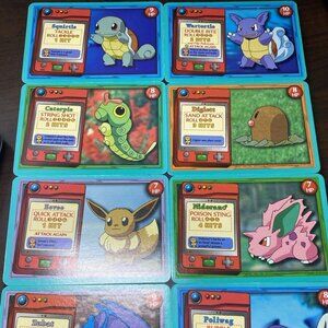 Vintage Pokémon Action Flipz Card Lot – Squirtle Eevee Wartortle (8)